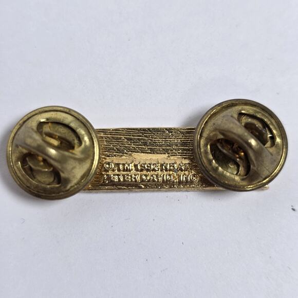 VNTG NBA Portland Trailblazers Blazers Lapel Pin 1992 Basketball Peter David inc - Picture 2 of 3